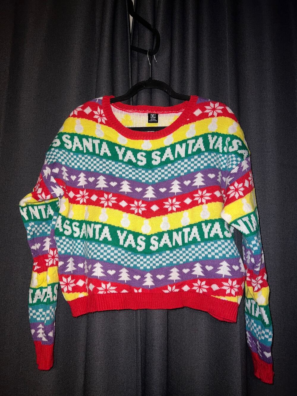 Ugly Christmas Sweater Xmas Size XL